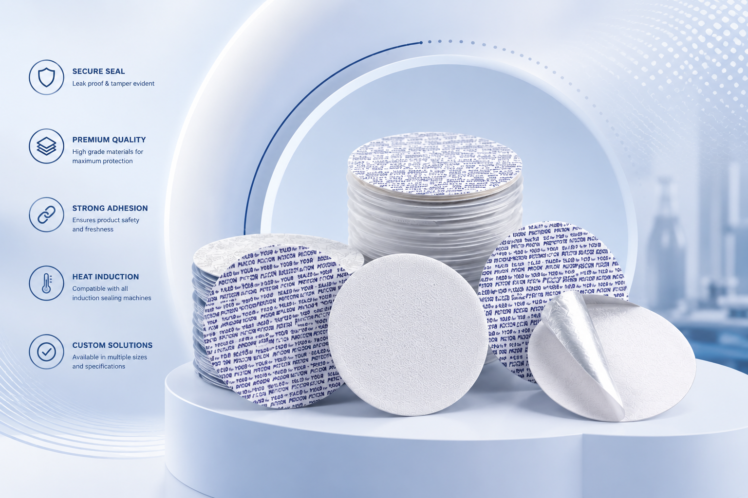 One Piece Induction Sealing Wads