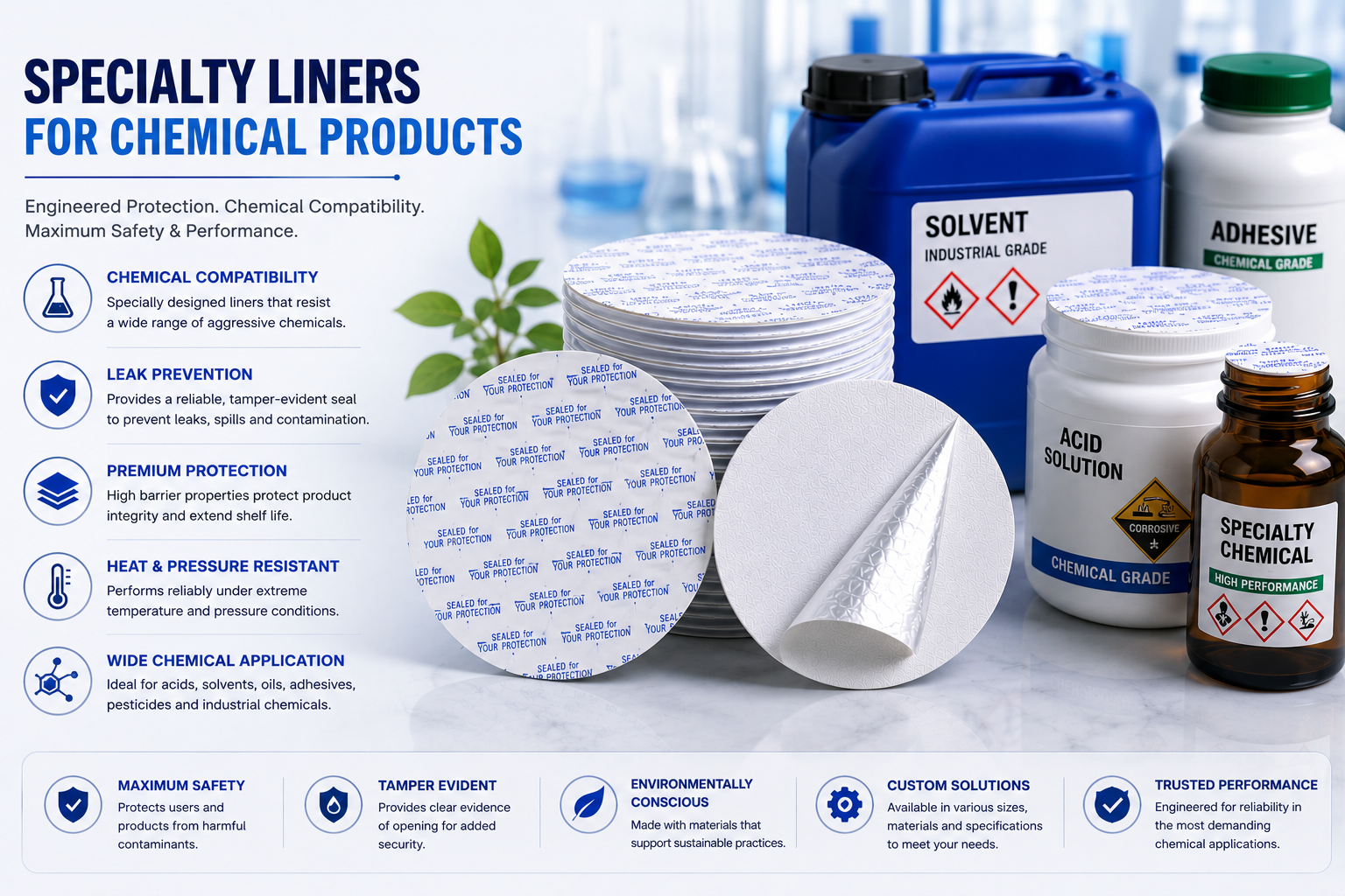 Specialty Liners for Chemical Products